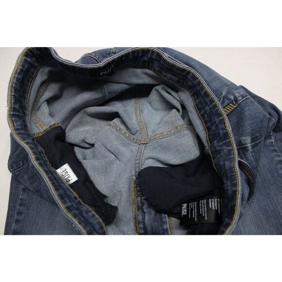 Paige Lennox Slim Jeans Men’s 34 Dark Wash Stretch Denim‎ Straight Leg - Picture 6 of 12